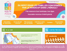 Tablet Screenshot of halte-pouce.fr